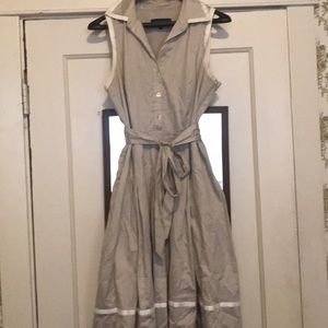 Khaki shirt dress Jones New York